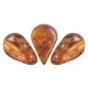 Les perles par Puca® Amos Perlen Crystal copper spotted 00030/65324
